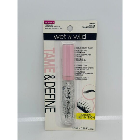 NEW Wet N Wild Megaclear Lash Brow Mascara Tame & Define Transparent Definition - Picture 3 of 4